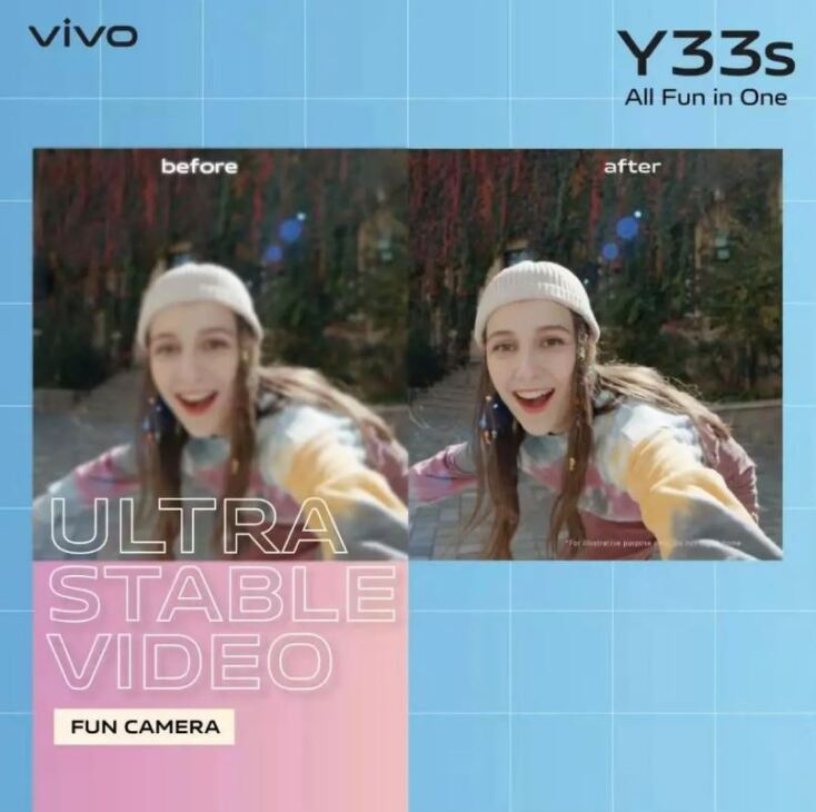Φωτογραφία του Y33S της εταιρείας vivo.