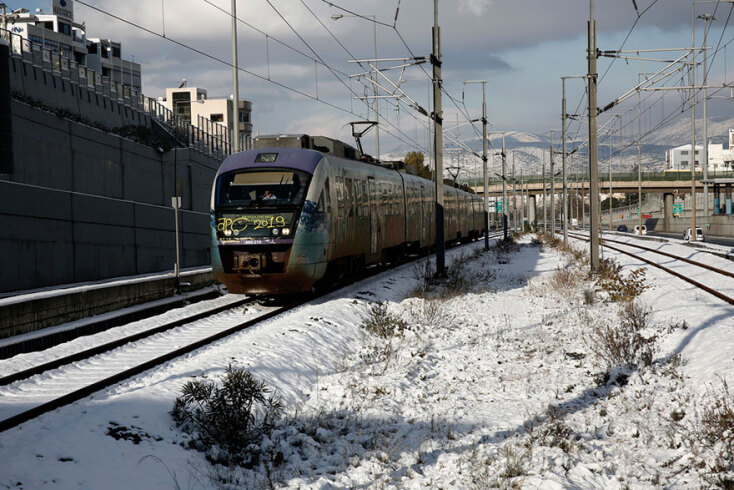Χιόνισε στην Αττική