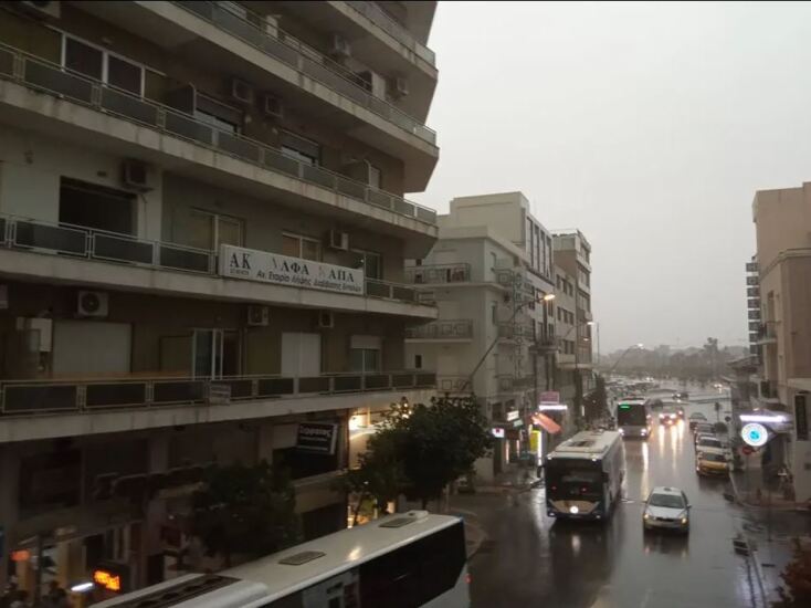 Βροχή στο Βόλο