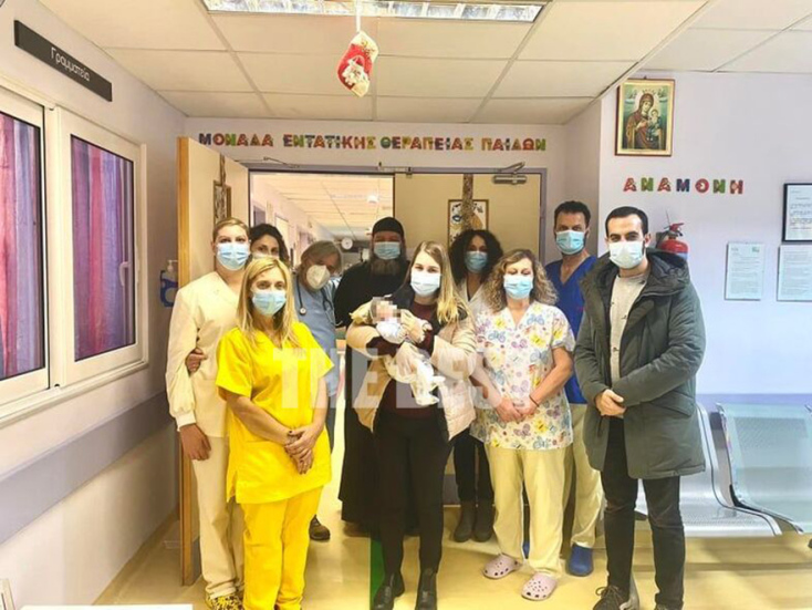 Ο δύο μηνών Νεκτάριος κέρδισε την πρώτη μάχη της ζωής του