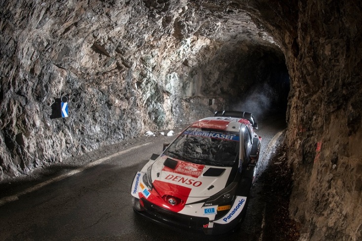 Στιγμιότυπο από το WRC Μόντε Κάρλο Ράλι 2021