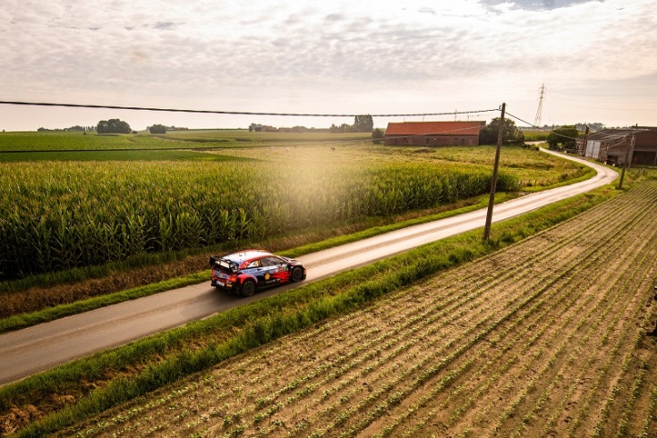 Στιγμιότυπο από τον αγώνα Ράλι Ypres στο Βέλγιο