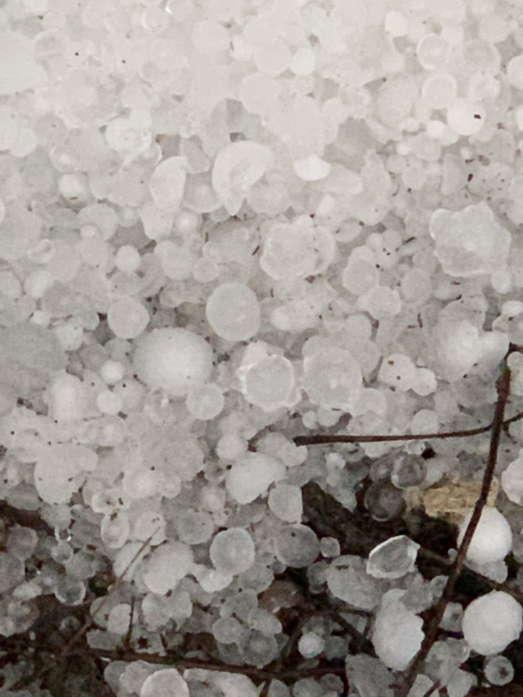 Χαλάζι στη Ζάκυνθο 