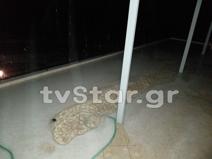 Χαλάζι στον Ορχομενό  