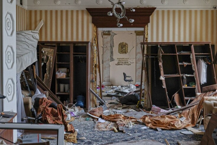 Κατεστραμμένο σπίτι στο Χάρκοβο