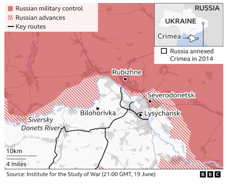 Πόλεμος στην Ουκρανία: Στόχος των Ρώσων ο πλήρης έλεγχος του Σεβεροντονέτσκ