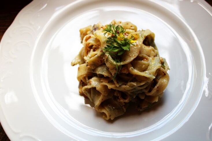 Χειροποίητες χυλοπίτες με λουλούδια