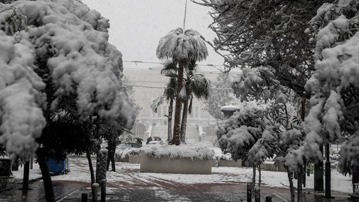 ΧΙΟΝΟΠΤΩΣΗ ΣΤΗΝ ΠΛ. ΣΥΝΤΑΓΜΑΤΟΣ