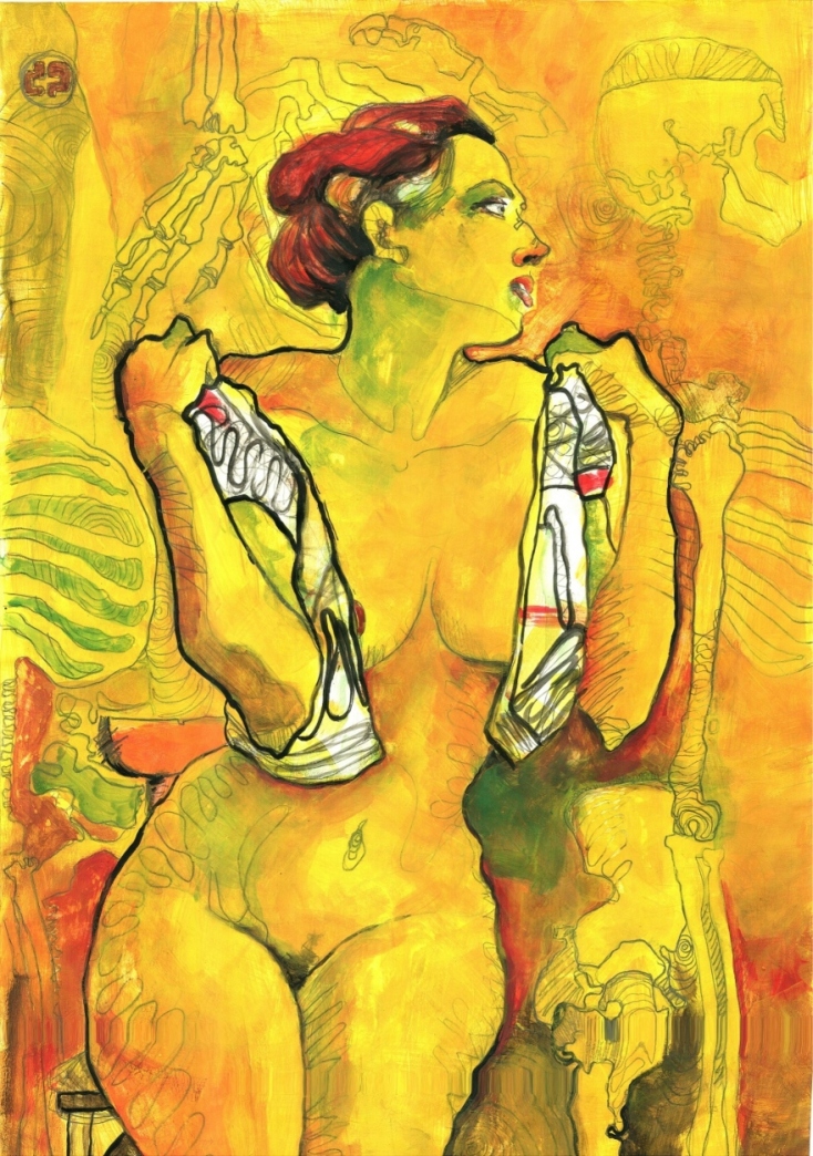 Μένουμε σπίτι και βλέπουμε πίνακες του ζωγράφου Διογένη Παπαδόπουλου από τη σειρά «Yellow pages»