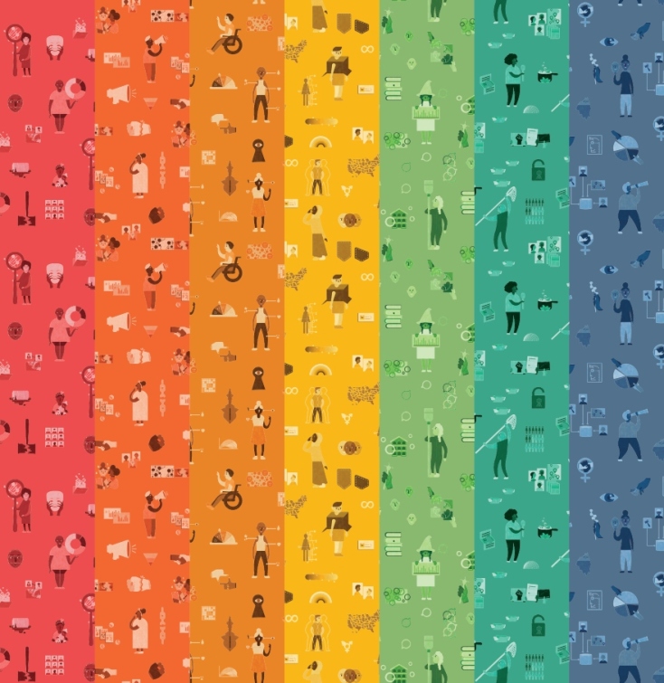 Έργο των Catherine D'Ignazio, Lauren Klein και Marcia Diaz Agudelo στην έκθεση "You and AI" της Στέγης του Ιδρύματος Ωνάση στο Πεδίον του Άρεως