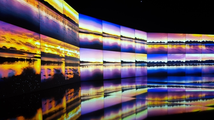 Έργο του Memo Atken από την έκθεση "You and AI" της Στέγης του Ιδρύματος Ωνάση στο Πεδίον του Άρεως