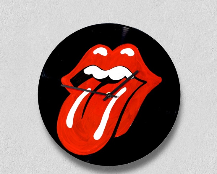 Βινύλιο -ρολόι The Rolling Stones