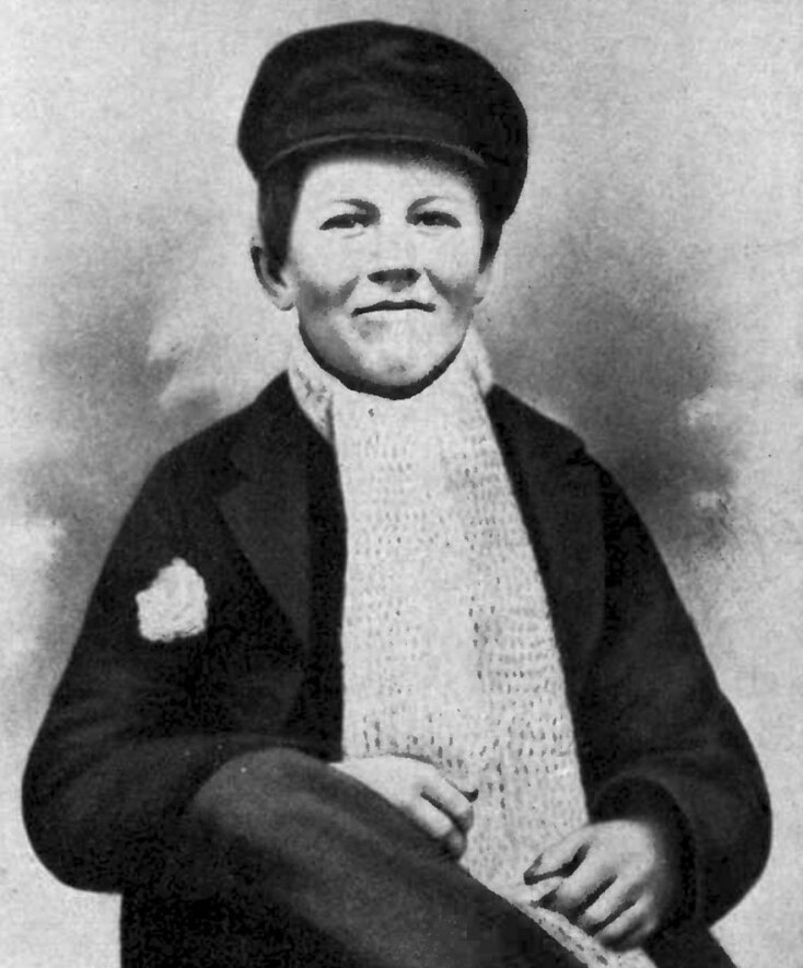 Ο εφευρέτης Τόμας Άλβα Έντισον σε ηλικία 14 ετών