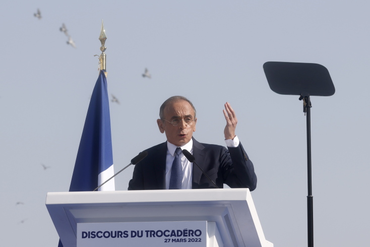 Ερίκ Ζεμούρ, ομιλία