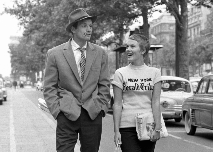 Εικόνα από την ταινία «Breathless» του Jean Luc Godard