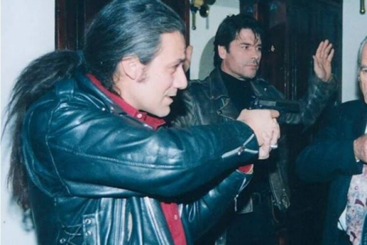 (αριστερά) Ο Θεόφιλος Βανδώρος στο Τμήμα Ηθών