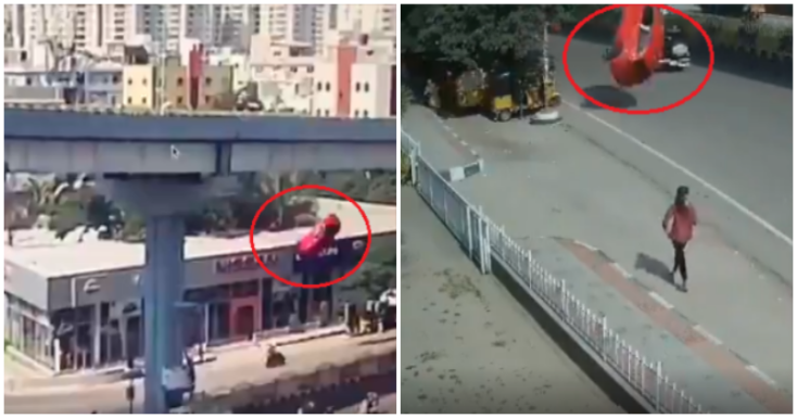 Ινδία: Ακαριαίος ο θάνατος της γυναίκας που καταπλακώθηκε από αυτοκίνητο ενώ περίμενε στη στάση του λεωφορείου