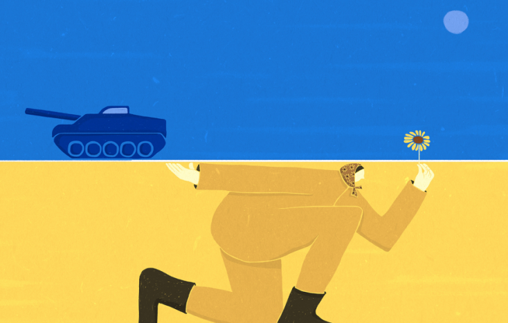 Cláudia H. Abrantes, "Ukraine will rise"