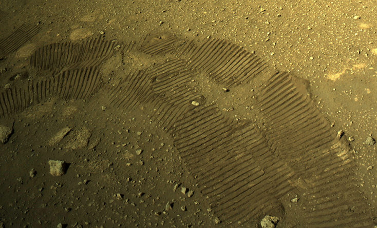 To ρομποτικό ρόβερ Perseverance της NASA, ατα πρώτα του βήματα στον Άρη