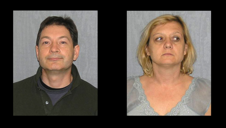 Άνδρας και γυναίκα σε φωτογραφίες προφίλ