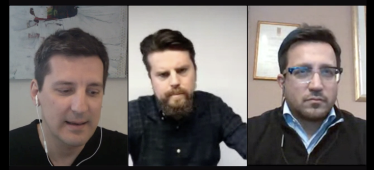 Εικόνα από το virtual event του TEDxAthens για τον κορωνοϊό 