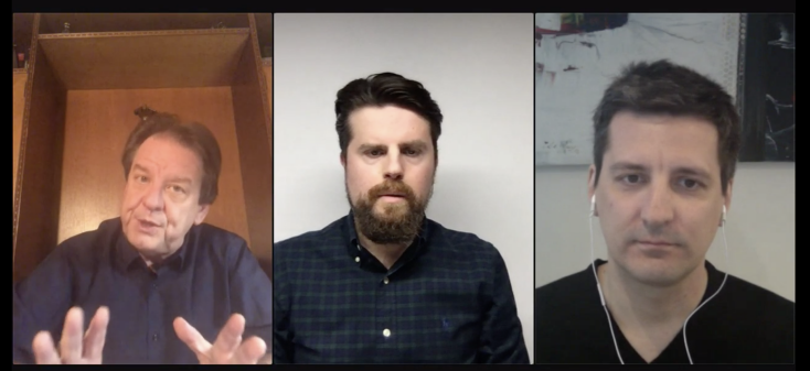 Εικόνα από το virtual event του TEDxAthens για τον κορωνοϊό 