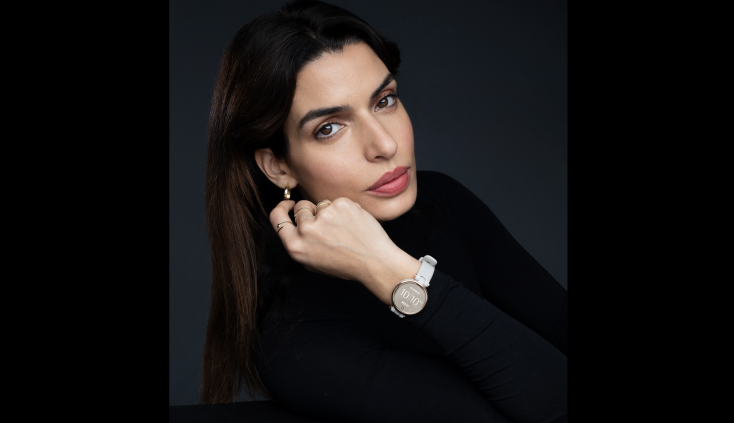 Η Τόνια Σωτηροπούλου με Garmin Smartwatch