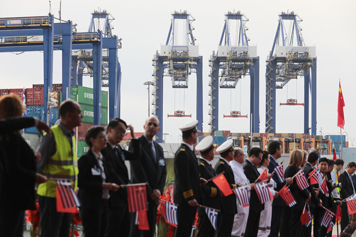 Επίσκεψη Μητσοτάκη  - Σι Τζιπίνγκ στην Cosco 