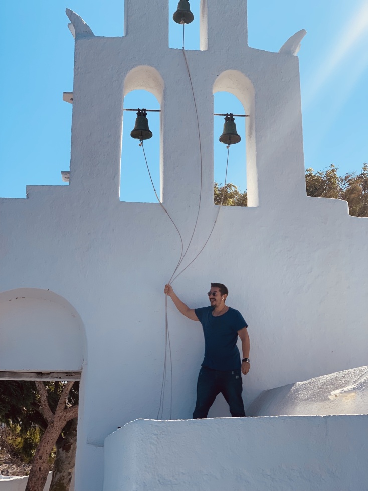 Ο Αλέξανδρος  Τσιοτίνης  στις διακοπές του