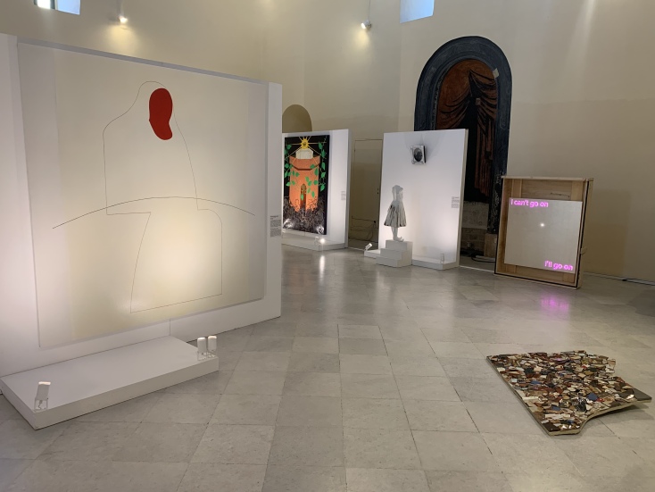 "Γυναίκα πείσμα της Ασίας", άποψη από την έκθεση της AICA Hellas στο Ναύπλιο