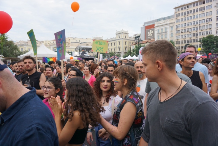 Athens Pride 2023 - Στιγμιότυπο από την παρέλαση Υπερηφάνειας