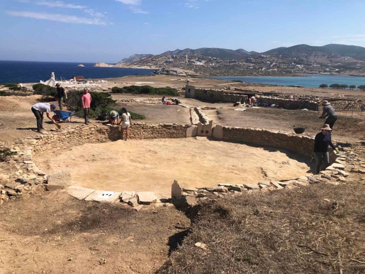 Ανασκαφές Δεσποτικού: Άγαλμα που παραπέμπει στο παιδί του Κριτίου και νέο κτίριο τεσσάρων δωματίων ανάμεσα στα φετινά ευρήματα.