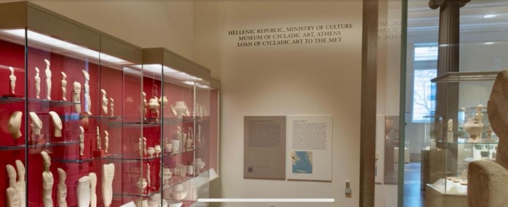 Υπουργείο Πολιτισμού: Η συλλογή Στέρν εκτίθεται ως δάνειο της Ελλάδας στο Μητροπολιτικό Μουσείο της Νέας Υόρκης - Παρουσία της Λίνας Μενδώνη τα εγκαίνια.