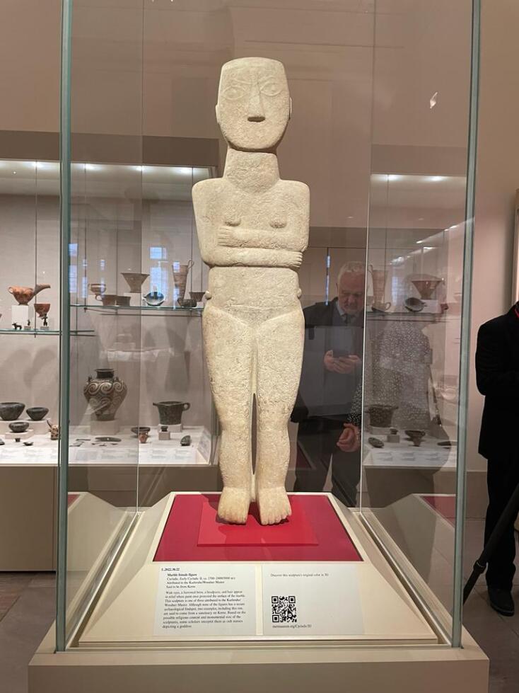 Υπουργείο Πολιτισμού: Η συλλογή Στέρν εκτίθεται ως δάνειο της Ελλάδας στο Μητροπολιτικό Μουσείο της Νέας Υόρκης - Παρουσία της Λίνας Μενδώνη τα εγκαίνια.