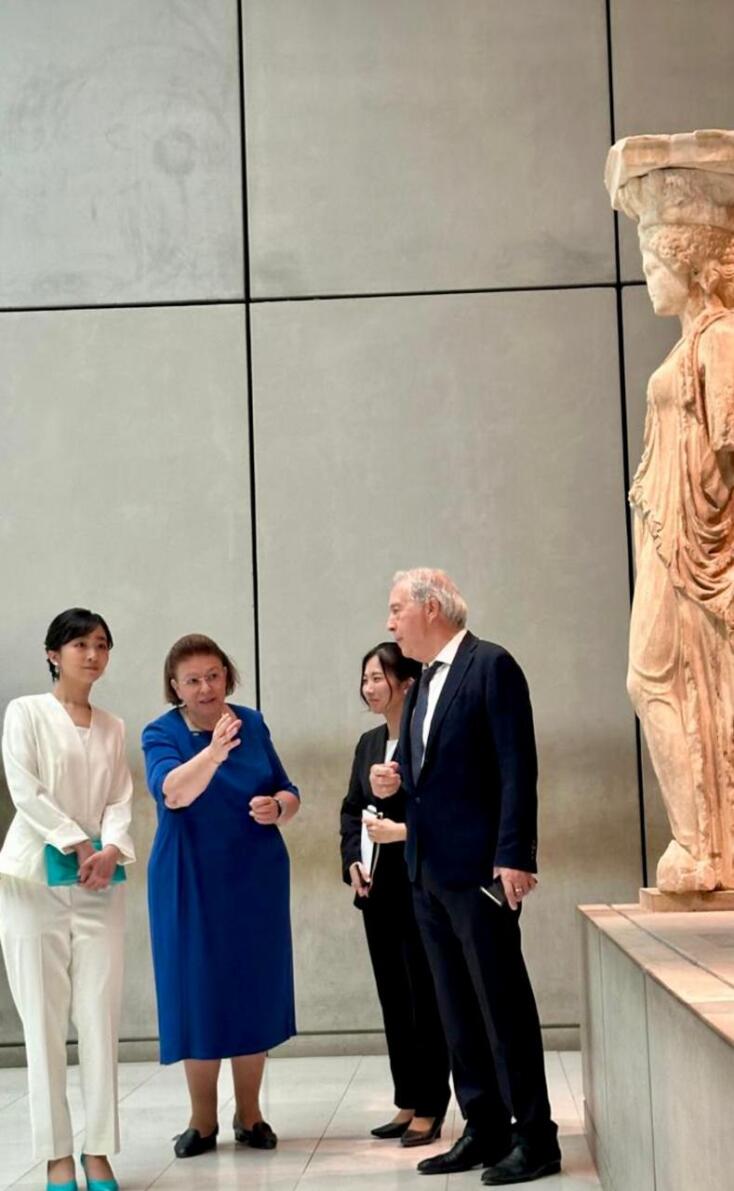 ΥΠΠΟ: Η πριγκίπισσα Κάκο της Ιαπωνίας στο Μουσείο της Ακρόπολης - Το 2024 είναι έτος Πολιτισμού και Τουρισμού Ελλάδας - Ιαπωνίας.