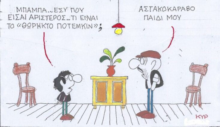 Η επικαιρότητα μέσα από τη ματιά και το σκίτσο του ΚΥΡ, σήμερα Παρασκευή 7 Ιουνίου 2024