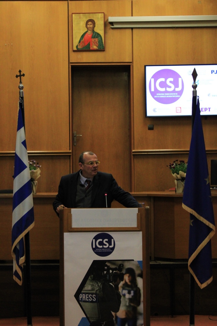 Εγκαίνια για τα γραφεία του Διεθνούς Κέντρου για την Ασφάλεια των Δημοσιογράφων και των Επαγγελματιών των Μέσων