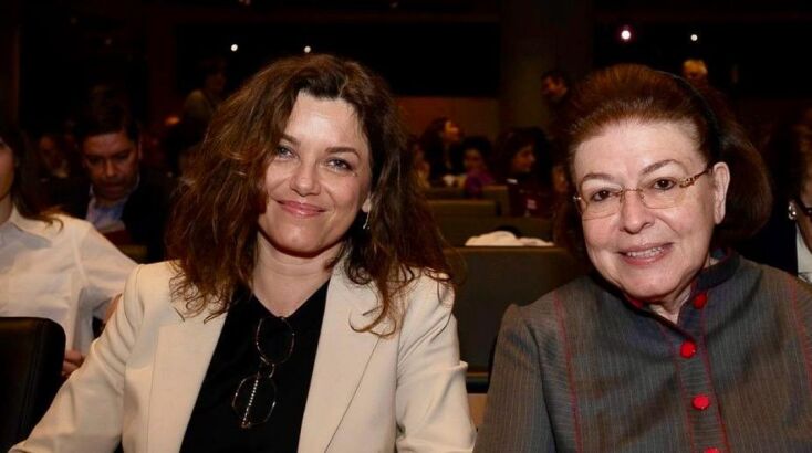 Η Υπουργός Πολιτισμού Λίνα Μενδώνη με την Γενική Διευθύντρια του ICOM Medea Ekner 