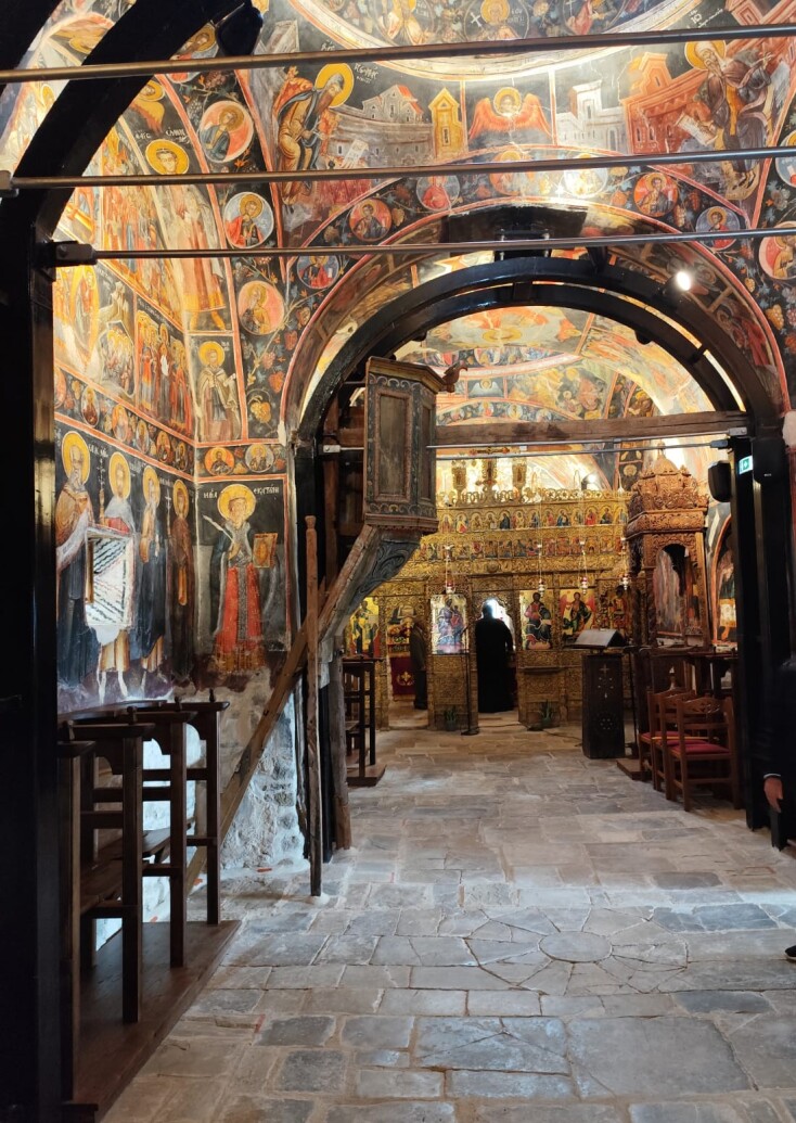 Οι εργασίες που εκτελέστηκαν στο μνημείο περιλάμβαναν αποκατάσταση των εξωτερικών όψεων του ναού