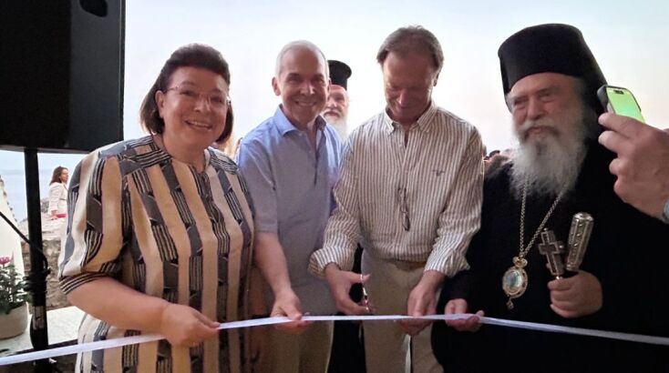 Η Υπουργός Πολιτισμού στο Δημοτικό Μουσείο Γιάννη Ρίτσου στη Μονεμβασιά 