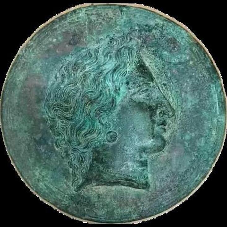 Χάλκινος δίσκος κατόπτρου