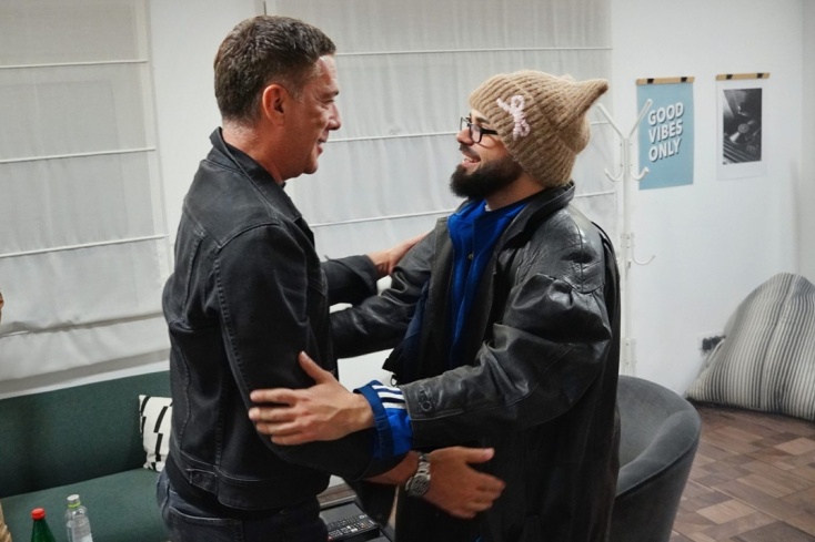 Ο Akylas με τον Ζέλικο Γιοκσίμοβιτς