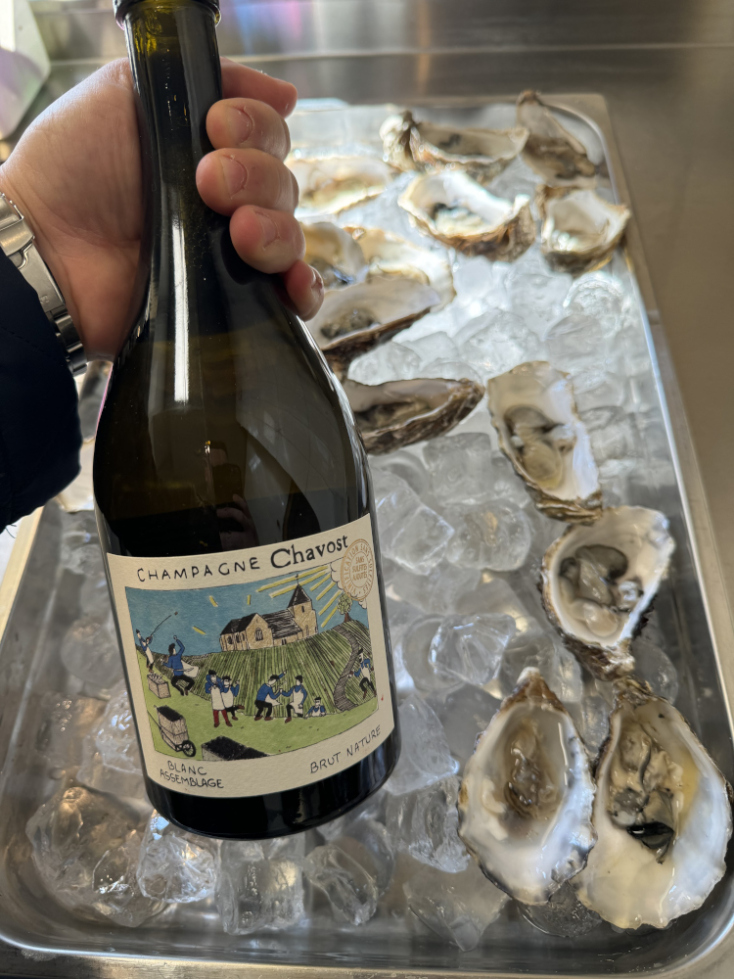 Σαμπάνια και στρείδια