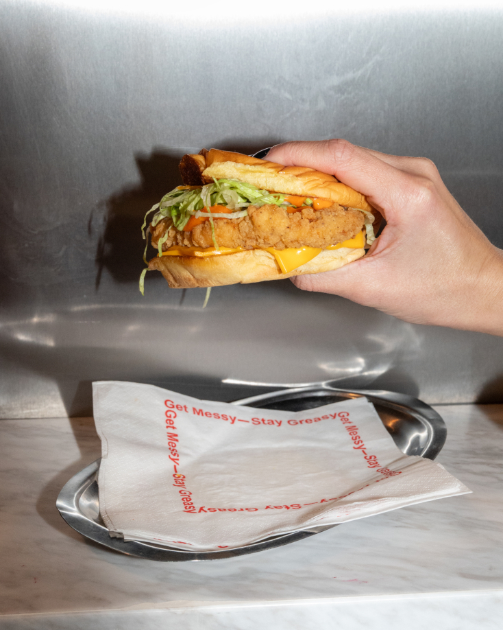  Greasy Chicken Sando 