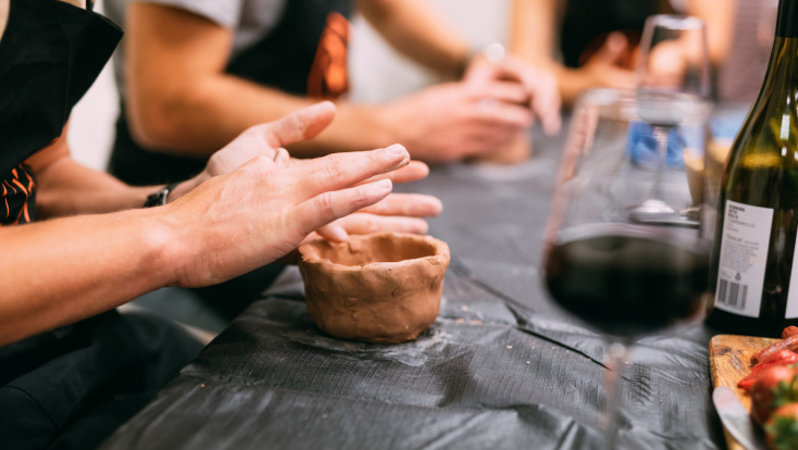 Wine and clay