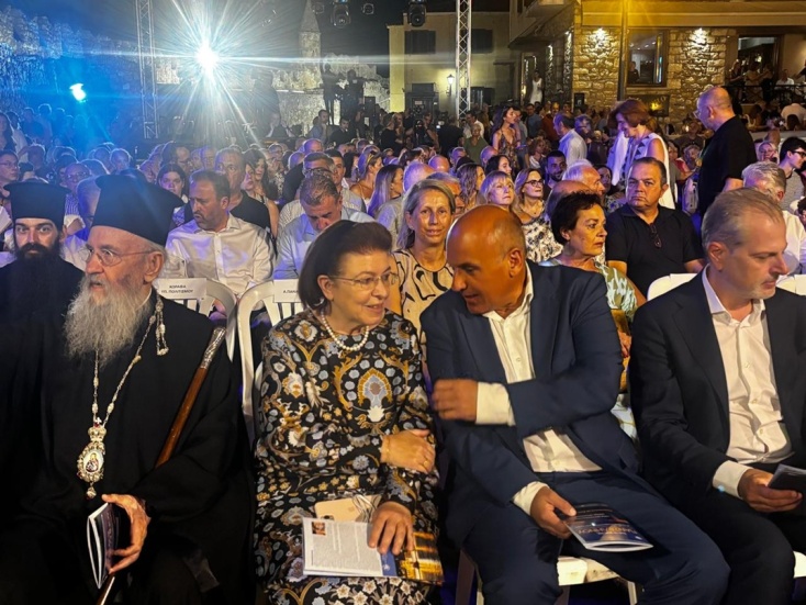 Η υπουργός Πολιτισμού, Λίνα Μενδώνη