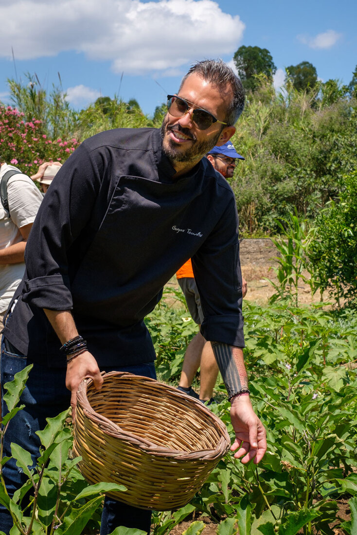 O σεφ Γιώργος Τσούλης © Βίκυ Μαρκολέφα/WWF Greece
