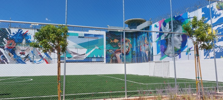 Korydallos Lake Park Walls