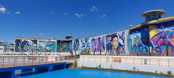 Korydallos Lake Park Walls