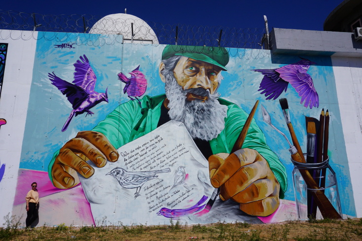 Korydallos Lake Park Walls